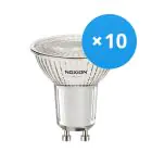 Mehrfachpackung 10x Noxion LED-Spot GU10 3.2W 830 36D 310lm | Dimmbar - Warmweiss - Ersatz für 35W
