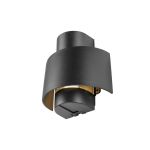 SLV Photoni Aluminium Noir | Convient pour 1x E27