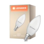 Ledvance Classic LED E14 Bougie Dépolie 4.9W 470lm - 840 Blanc Froid | Équivalent 40W