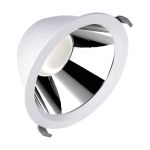 Ledvance Downlight LED Comfort Aluminium Blanc 30W 3600lm 55D - 930-940 CCT | 215mm - Diamètre 200mm - IP44 - Meilleur Rendu Des Couleurs - UGR<19 - Zigbee Dimmable 