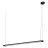 Ledvance LED Suspension Luminaire Office Line Slab Noir 40W 4100lm - 840 Blanc Froid | Dimmable