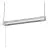 Ledvance LED Suspension Luminaire Office Line Curve Blanc 24W 2100lm - 840 Blanc Froid