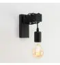 Eglo Applique Murale Townshend Bois Noir | Convient pour E27